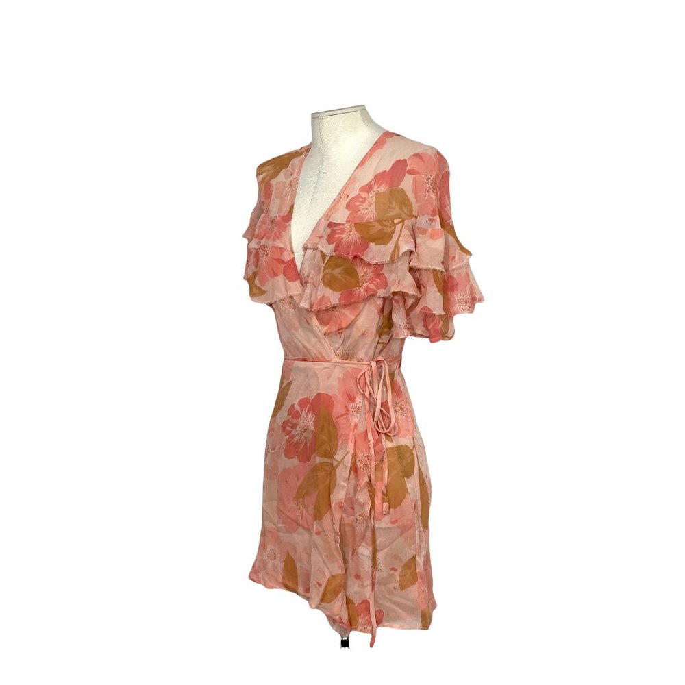 Reformation Hibiscus Floral Wrap Dress - Picture 1 of 7